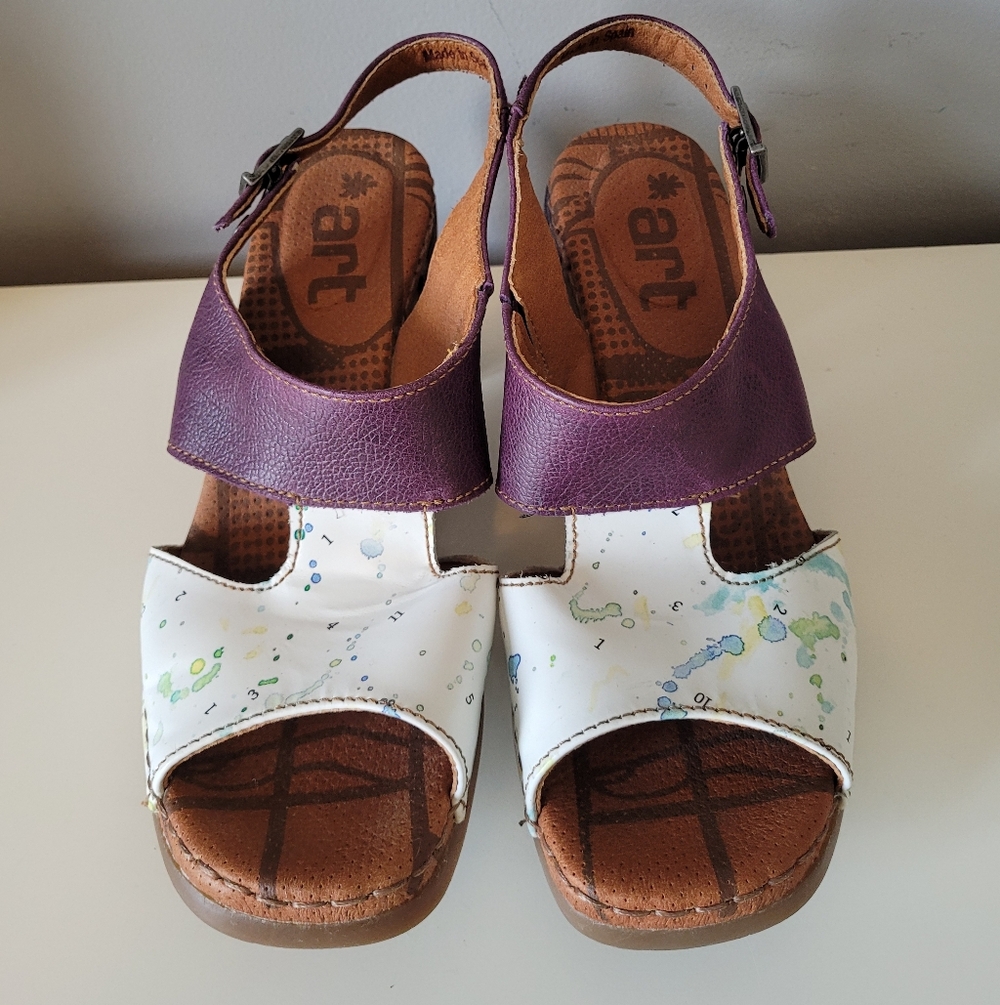 The Art Company Block Heel Slingback Sandals, VGUC, Size 38 - Picture 2 of 11